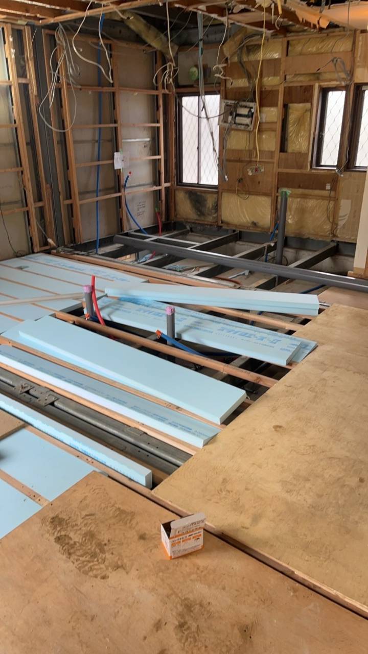 床の断熱リフォーム 断熱材 断熱工事 省エネ補助金対象リフォーム 習志野市