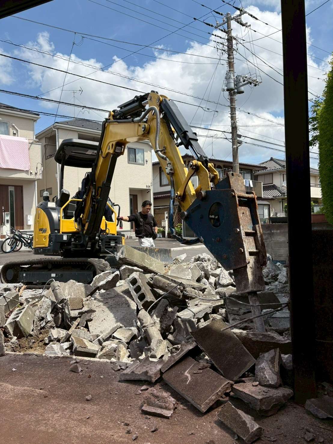 解体工事　習志野市